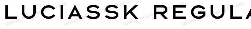 LuciaSSK Regular字体转换